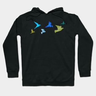 Origami Birds in Flight Hoodie